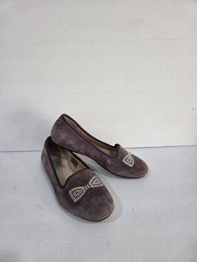 UGG Alloway Suede Embellished crystal Swarowski Ballet Flats Sz.6